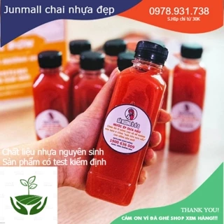 Combo 100 chai nhựa vuông 250ml