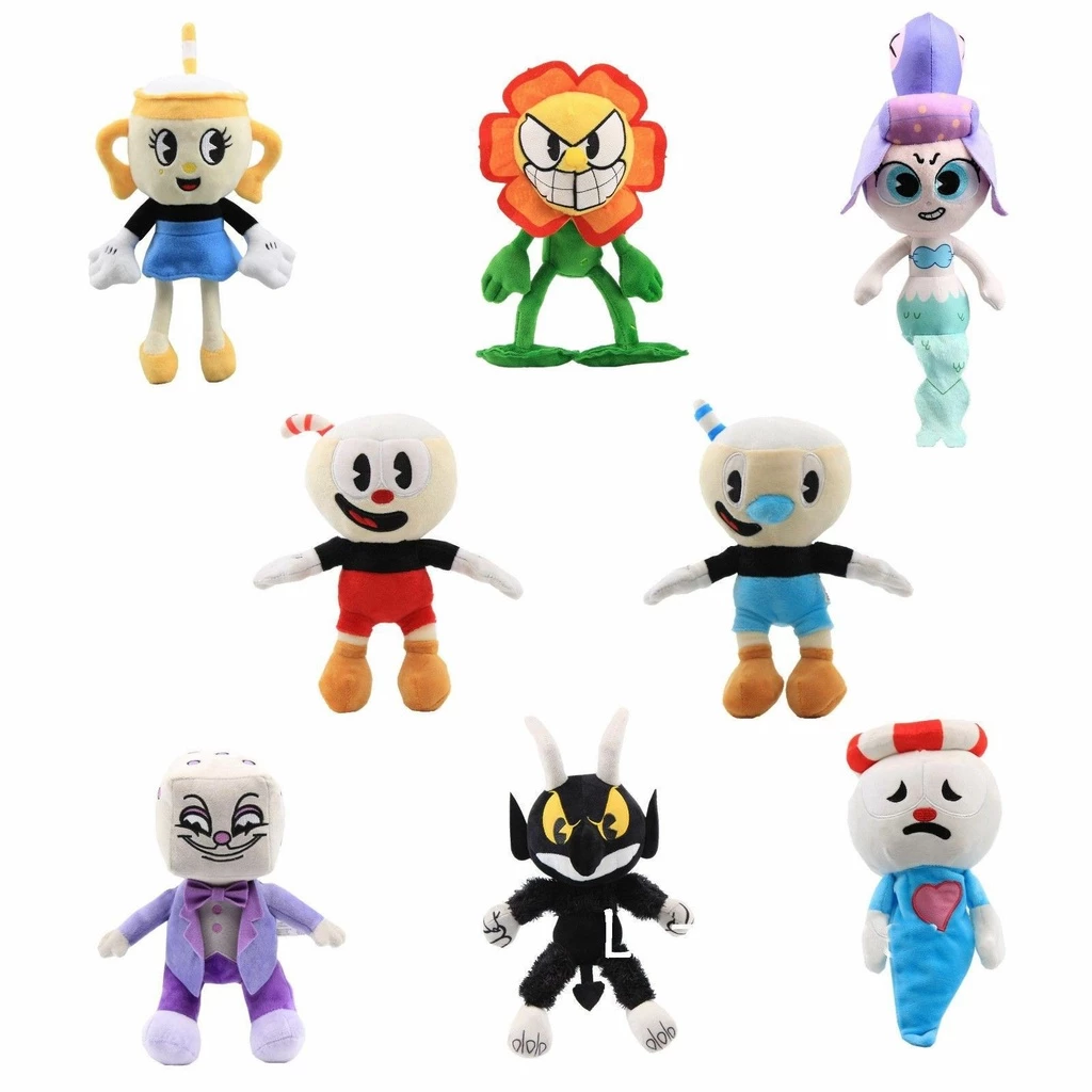 【READY STOCK】Cuphead Đồ Chơi Nhồi Bông Hình 30cm Xmas Gift Toy