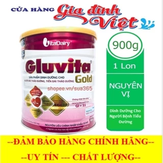 Sữa Gluvita Gold_900g / 400g - Dành cho người bị tiểu đường - Date Luôn Mới