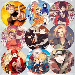 ❣️1 Cái 58MM NARUTO - Huy Hiệu Anime❣️ Ghim Cài Áo DIY Hình Anime (Series 02: 9 Phong Cách)