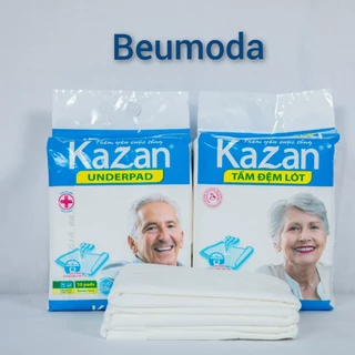 Combo 2 gói tấm đệm lót Kazan người lớn , người già , sản khoa ( gói 10 miếng 42cmx72cm )