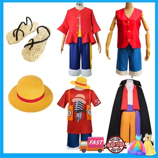 Bộ Đồ Hóa Trang Nhân Vật Monkey D Luffy Trong Phim Hoạt Hình One Piece