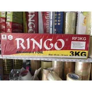 (Màng nhôm) giấy bạc Ringofoil 45cm x 3kg, nướng thực phẩm, nướng thịt, nướng cá,nướng hải sản