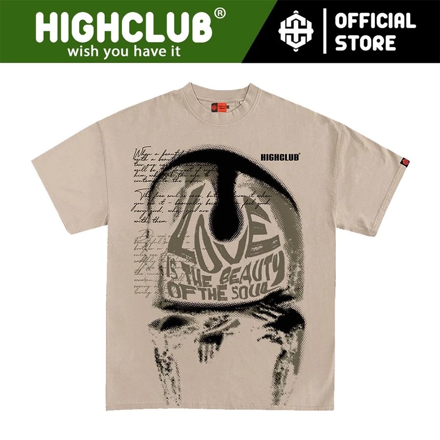 Áo Thun THINKER Tay Lỡ Unisex Nam/Nữ BEGIE Cổ Tròn - HIGHCLUB Brand Chính Hãng