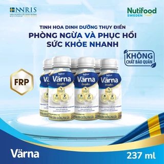 Lốc 6 chai sữa pha sẵn nước Varna Complete 237ml phòng ngừa và tăng cường sức khoẻ - varna xanh