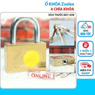 Ổ Khóa  Zsolex 60mm - chống quên chìa