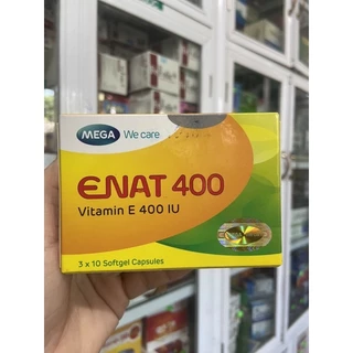 ENAT 400 Vitamin E 400UI (Hộp 30 viên)