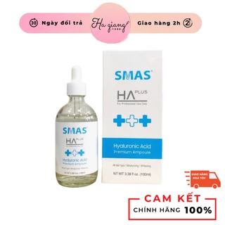 Serum SMAS HA Plus Dưỡng Ẩm - Phục Hồi Da - Làm Trắng Da 100ml