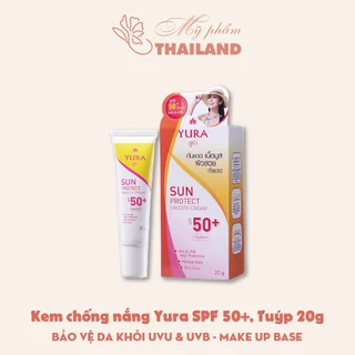 Kem chống nắng nâng tông, sáng da Yura SPF 50+, Tuýp 20gr