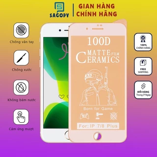 Kính cường lực dẻo 100D S P Full màn chống vân iphone 6 7 8 8plus X XsMax 11 11 ProMax 12 12 ProMax 13 13 ProMax 14 Plus