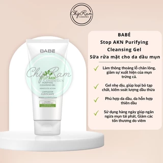 SỮA RỬA MẶT BABE PURIFYING CLEANSING GEL 200ML