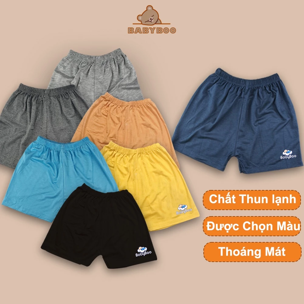 Quần Đùi Chục Cho Bé Trai Bé Gái - Chất Thun Lạnh - BabyBoo