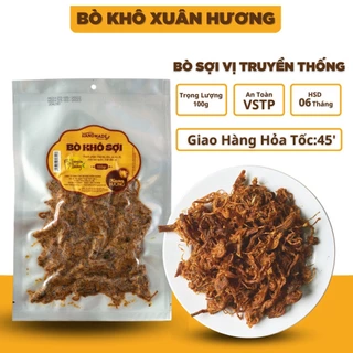 Bò Khô Sợi XUÂN HƯƠNG vị truyền thống thơm ngon 100g