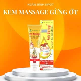 Kem tan mỡ gừng ớt ngân bình kem tan mỡ chính hãng giảm bụng, đùi băp tay to