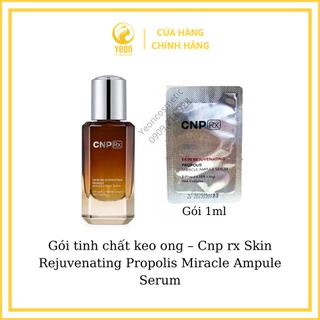 Gói tinh chất keo ong – Cnp rx Skin Rejuvenating Propolis Miracle Ampule Serum 1ml- Yeon Cosmetics