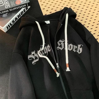 Áo hoodie zip nỉ nam nữ form rộng chất nỉ bông 2 lớp dày dặn cho nam nữ chống nắng, chống lạnh cực dễ thương.