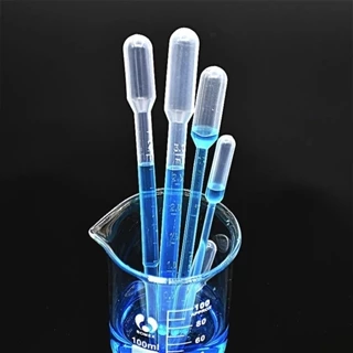 [TÚI 100 CÁI] Ống Nhỏ Giọt PIPET 3ml, Ống Dùng Trong Thí Nghiệm Không Tiệt Trùng, Ống Bón Sữa, Ống Hút Sữa