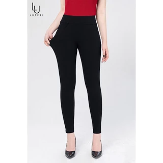 Quần Legging Cạp Cao Nâng Mông LUPERI chất vải làm mát tự nhiên co giãn tốt không bai không xù không cắn chỉ LP54