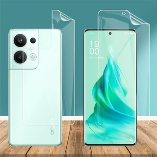 Ultra Miếng Dán Hydrogel Bằng TPU Mềm Trong Suốt Siêu Mỏng Bảo Vệ Mặt Trước Và Sau Cho Oppo Reno9 Reno 9 Pro Plus 5G