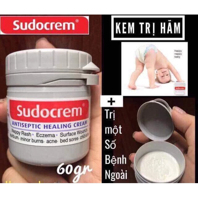 Date 2026 - Kem hăm Sudocream nội địa Anh 60g