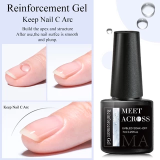 Chất Tăng Cường Sơn Móng Tay Gel MTSSII MEET ACROSS Làm Móng Tay Gel Nền Top Coat 7ml