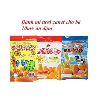 Bánh Mì Tươi Vị Sữa Canet Cho Bé 45g - Nhật Bản.