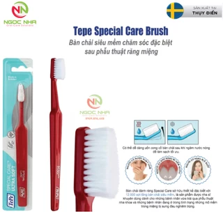 Bàn chải đánh răng siêu siêu mềm sau phẫu thuật răng miệng – Tepe Special Care