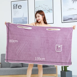 Khăn Tắm Chất Liệu Microfiber Kích Thước 80 * 135cm