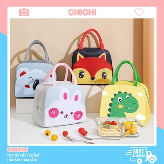Túi đựng cơm giữ nhiệt văn phòng size lớn cute dễ thương chống thấm nước ChiChi TV19