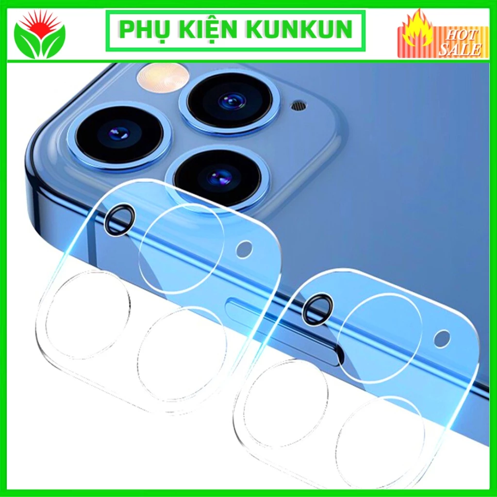 Bảo vệ Camera iphone 17 Pro Max 17 Air 16 15 Plus 14 pro max 13 12 pro max 11 pro max - Cụm camera phủ kính cường lực