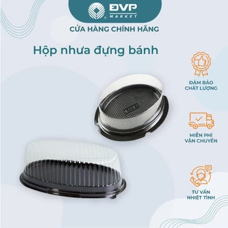 Hộp nhựa đựng bánh hình oval F71 (50c)