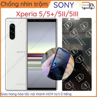 Dán chống nhìn trộm Sony Xperia 5 5+ (5 plus) 5 II (5II) 5 III (5III) nano (cường lực dẻo 9H) & PPF (6H tự phục hồi)