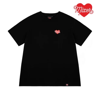 Áo thun trái tim basic MIXER "Mini Heart Tee" nam nữ Unisex dáng rộng vải Cotton 2 chiều cao cấp