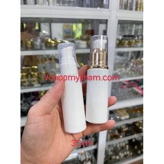 Chai lọ thuỷ tinh,  CHAI THỦY TINH ZNV 30ML SƠN TRẮNG đầu bơm