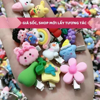 Kẹp tóc mái nhí bé gái charm phong thái korea cute đẹp đẽ đa dạng mẫu mã  dễ thương