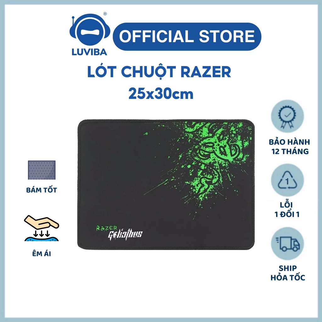 Lót chuột cute lớn kê tay gaming máy tính LUVIBA LC30