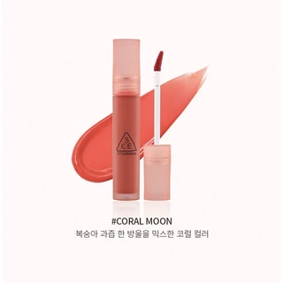 Son kem kì 3CE Blur Water Tint #Coral Moon - Màu San Hô Pha Đào