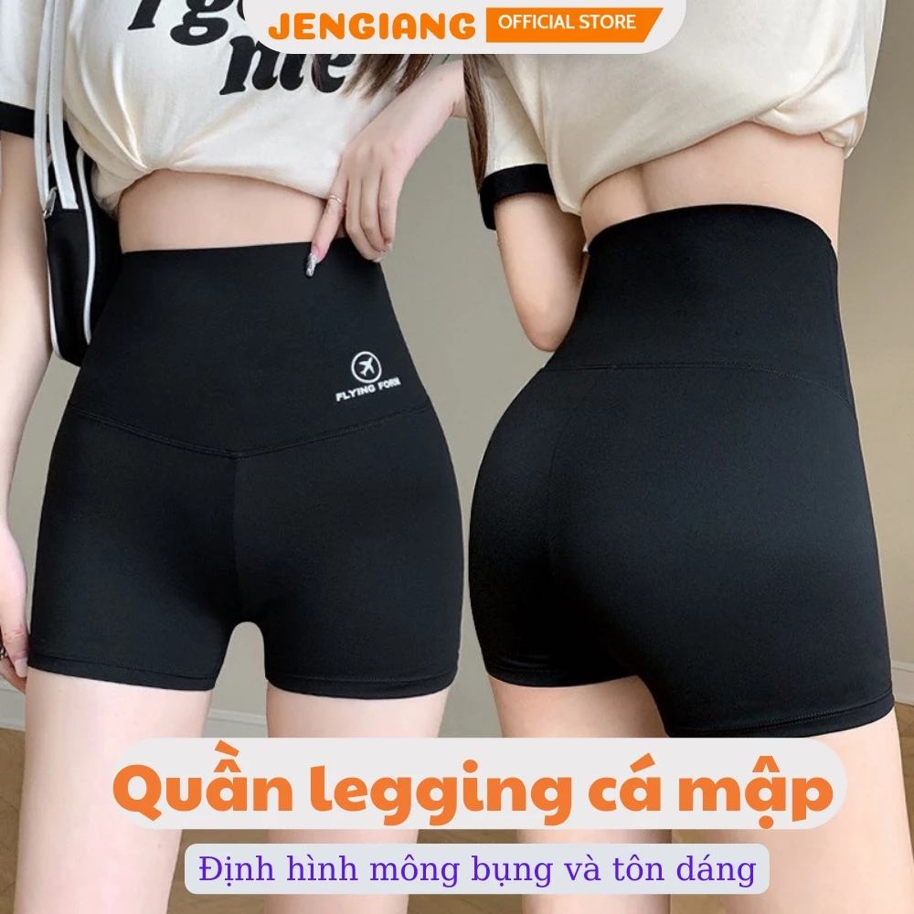Quần short legging thể thao co giãn thoáng khí nâng mông an toàn cho nữ