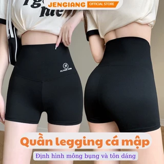 Quần short legging thể thao co giãn thoáng khí nâng mông an toàn cho nữ