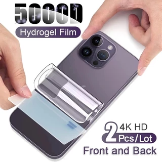 Phim dán Hydrogel trong suốt bảo vệ toàn diện mặt trước và sau cho for iPhone15Pro Max 14 Pro Max 13 ProMax  11 12 Pro MAX 7 8 6s 6 Plus SE 2020 XR X XS