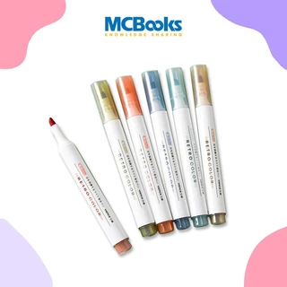 [BOOK GIFT] - Bút đánh dấu highlight dạ quang màu học ngoại ngữ siêu đỉnh (1 màu ngẫu nhiên) MCBooks