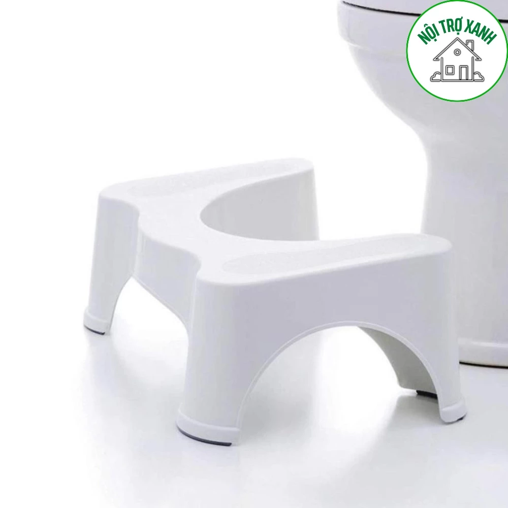 ghế kê chân toilet chống táo bón, ghế kê chân đi vệ sinh nhựa Việt Nhật 2136