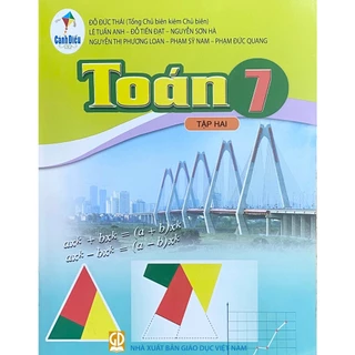 Sách giáo khoa Toán 7 tập 2 - Cánh Diều - Bán kèm bao sách và bút chì 2B