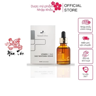 HÀNG NHẬP KHẨU - Serum Vitamin C GoodnDoc 16.5 Daily Whitening Dưỡng Trắng Sáng Da, Giảm Thâm Nám Sạm Da, Chống Lão Hóa