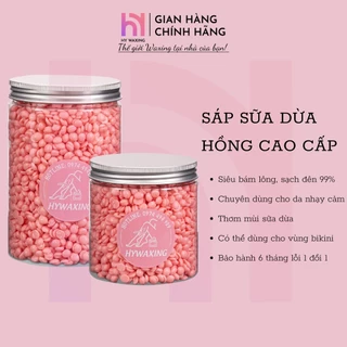 [CHE TÊN] Sáp Wax Lông Sữa Dừa Màu Hồng HY WAXING Cao Cấp, Siêu Bám Lông Dành Cho Da Nhạy Cảm 1010