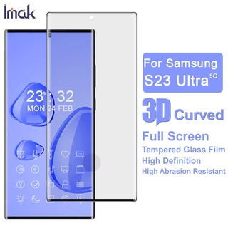 Kính Cường Lực Cong 3D Imak Bảo Vệ Màn Hình Điện Thoại Samsung Galaxy S23 Ultra 5G