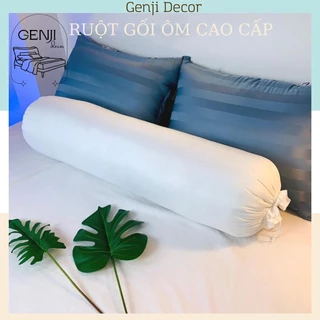 Ruột gối ôm dài Genji Decor, ruột gối bông gòn tự nhiên hàng cao cấp siêu êm, đàn hồi tốt, kích thước 100x35cm