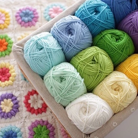 Len Milk Cotton 50g LYL YCRAFT – Len Mềm Mịn Đan Móc Thú Bông, Khăn, Mũ, Áo Handmade Nhiều Màu