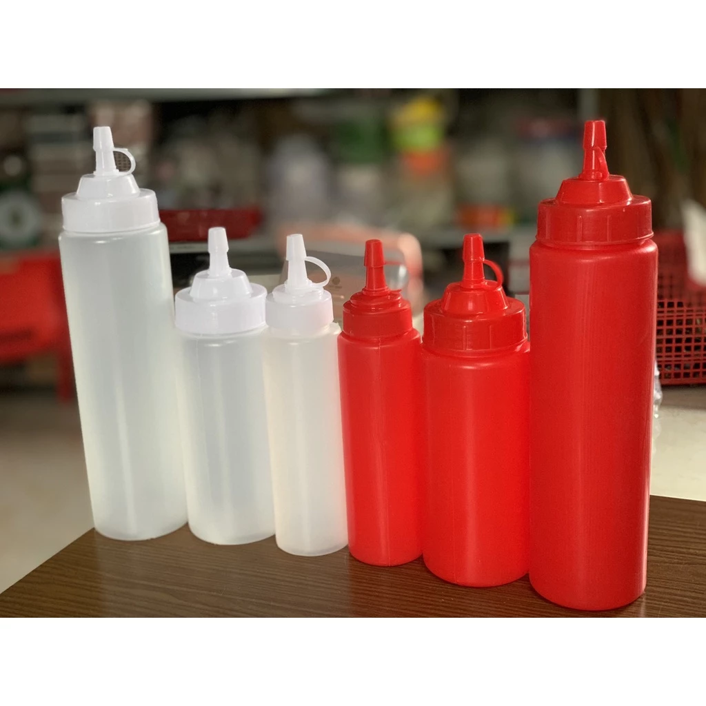 Lọ tương ớt  Việt Nhật Lọ tương ớt 200ml, 300ml, 500ml  Chai đựng tương ớt, tương cà, nước sốt nhựa dẻo cao cấp