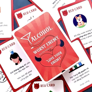 Bộ bài uống rượu drinking game TRUTH OR DRINK boardgame nhậu nhẹt nhiều thử thách mới lạ cho nhóm bạn bè